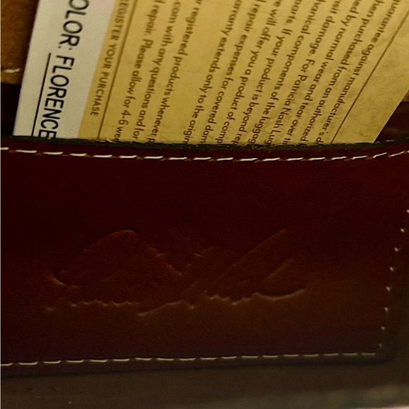 Patricia Nash Brown Leather Crossbody Bag - Picture 6 of 8